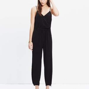 Madewell Faux-Wrap Cami Jumpsuit